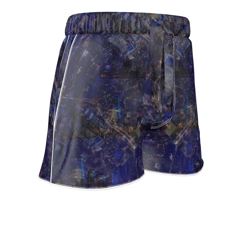 Women's Luxury Pyjama Shorts - Manhattan Nights Collection