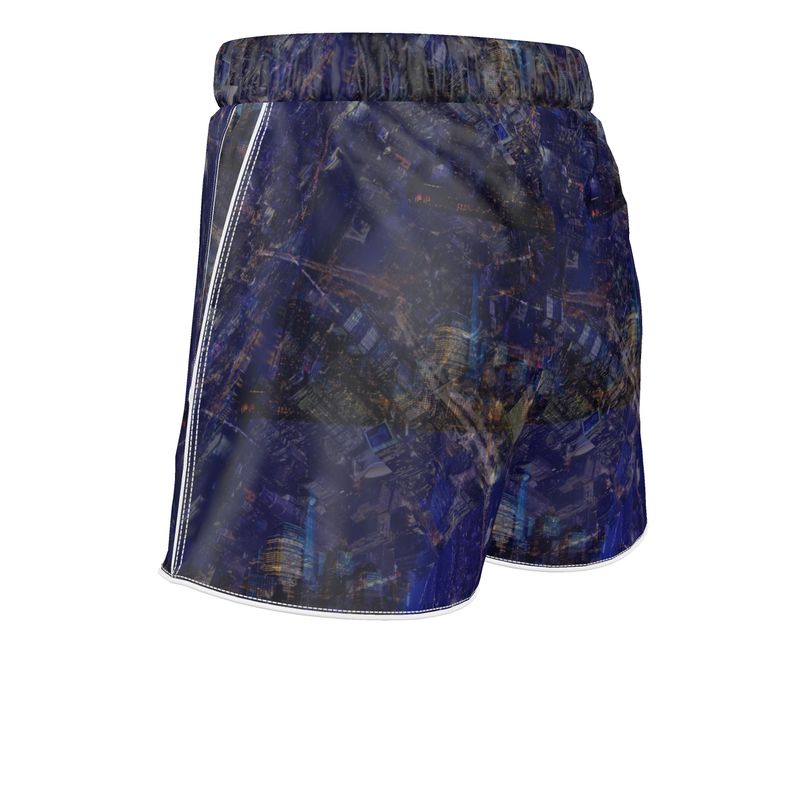 Women's Luxury Pyjama Shorts - Manhattan Nights Collection