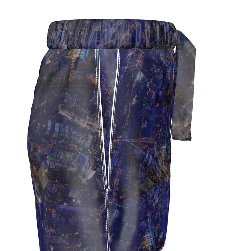 Women's Luxury Pyjama Shorts - Manhattan Nights Collection