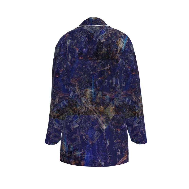 Women's Luxury Pyjama Shirt - Manhattan Nights Collection